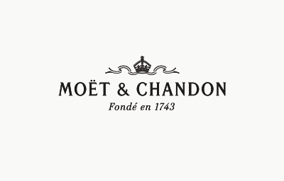 Logo Moët & Chandon · Agence Pierre Katz · design d'identité de marque